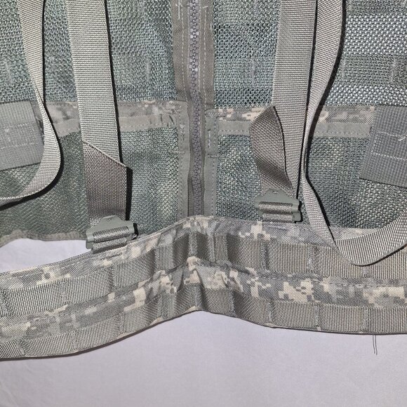Digital Camo Tactical Military-Style Vest Waist Panels US Marking Nylon Mesh - Picture 7 of 11
